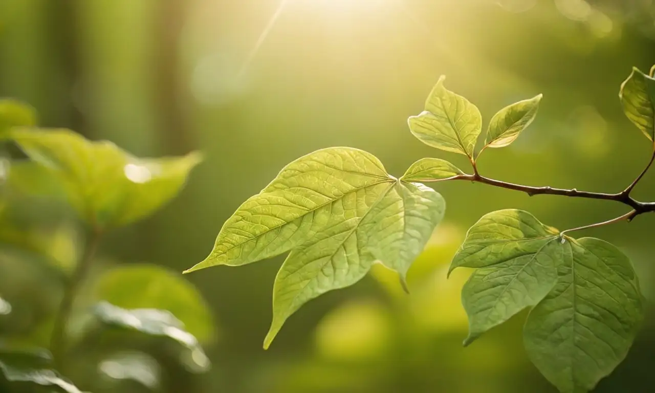 Imagen realista de una planta de café