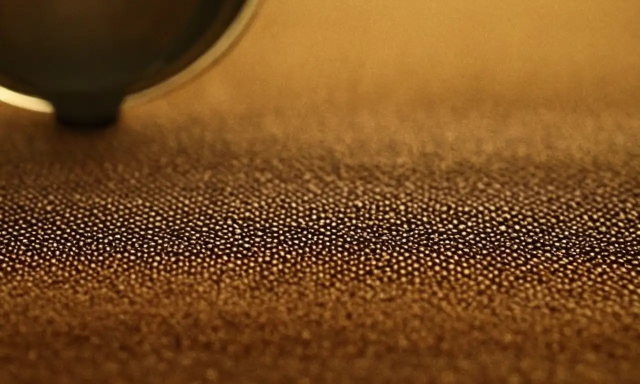 Filtro metálico en AeroPress con café molido