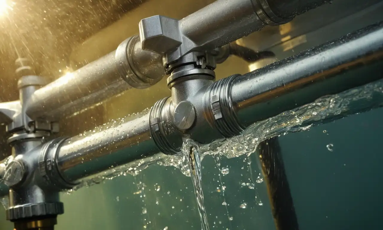 Sistema de filtrado de agua realista con detalles precisos