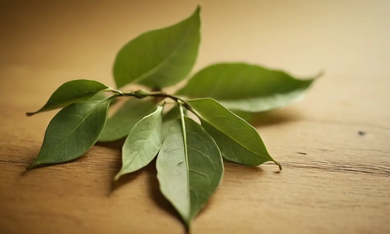 Hojas de té verde oscuro, delicadamente enrolladas, sobre una superficie mate
