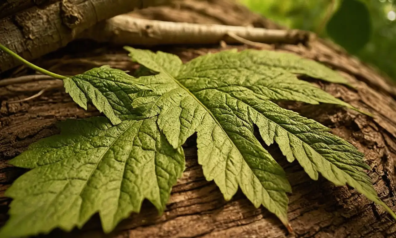 Planta realista en maceta con luz natural