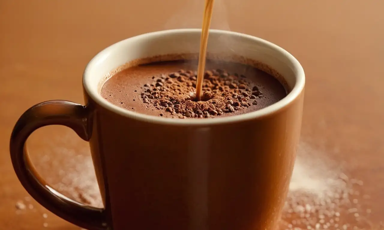 Tazas de chocolate caliente realistas con detalles impecables