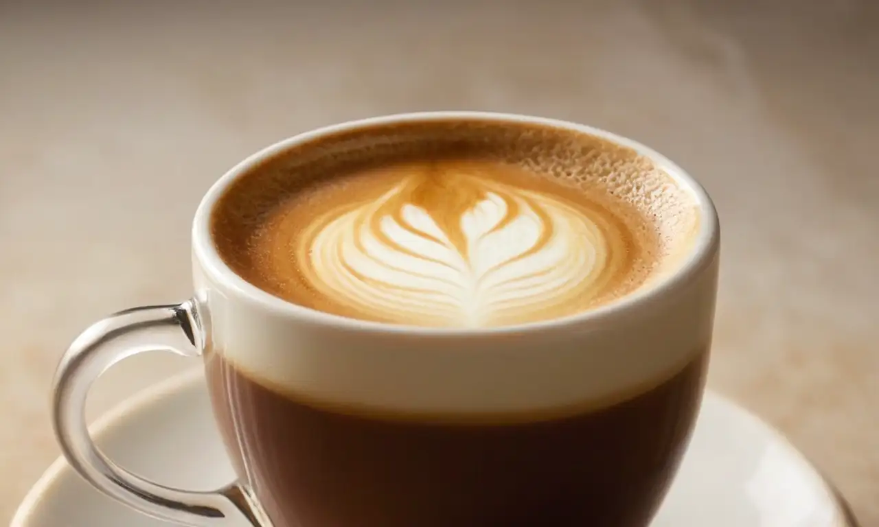 Espresso perfecto en taza realista